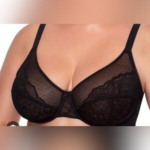HSIA Black Lace Underwire Bra